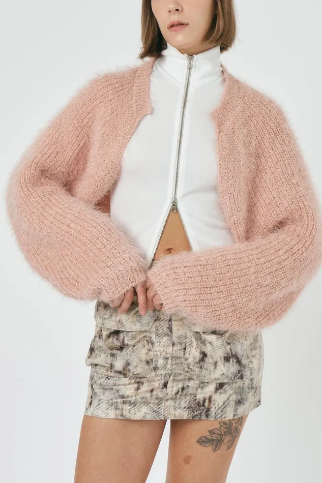 Storets Lisa Fuzzy Bolero Cardi Women Cardigan