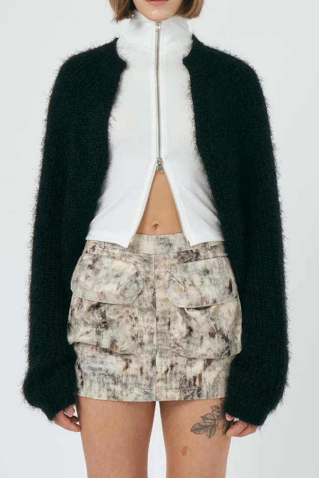 Storets Lisa Fuzzy Bolero Cardi Women Cardigan