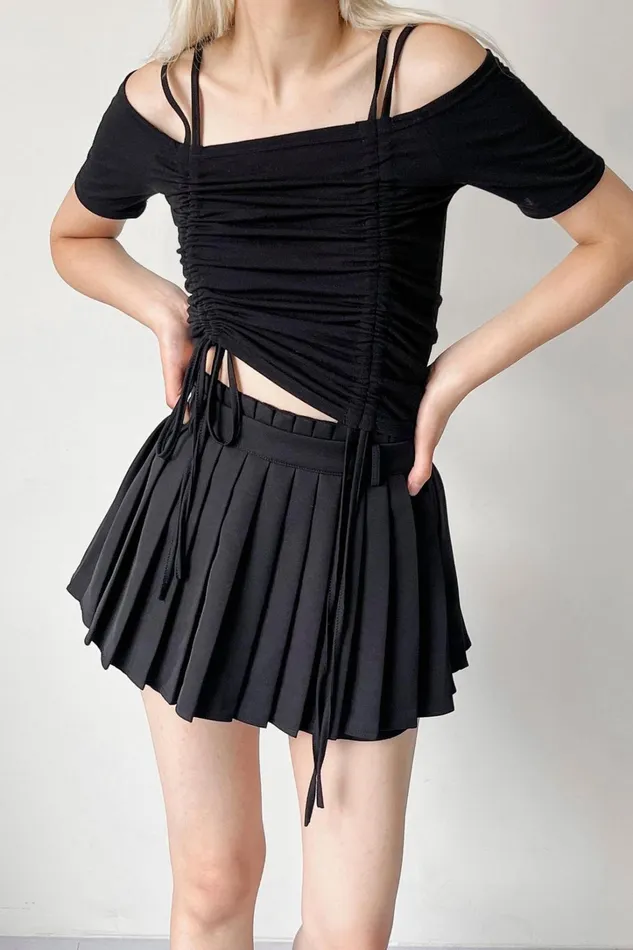 Storets Lola Ruched Twoway Top Women Tops