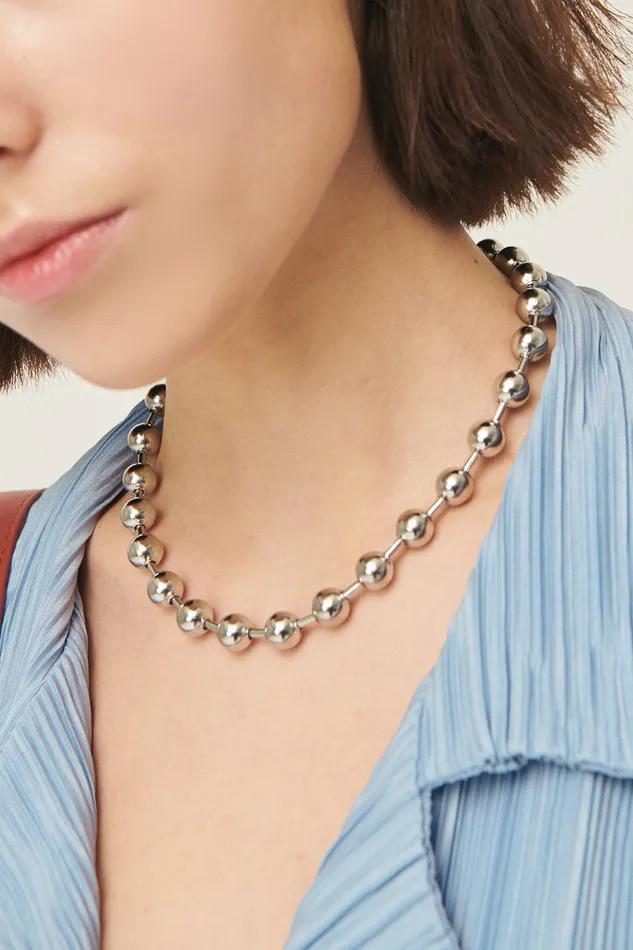 Storets Lorena Bold Ball Chain Necklace Women Jewelry