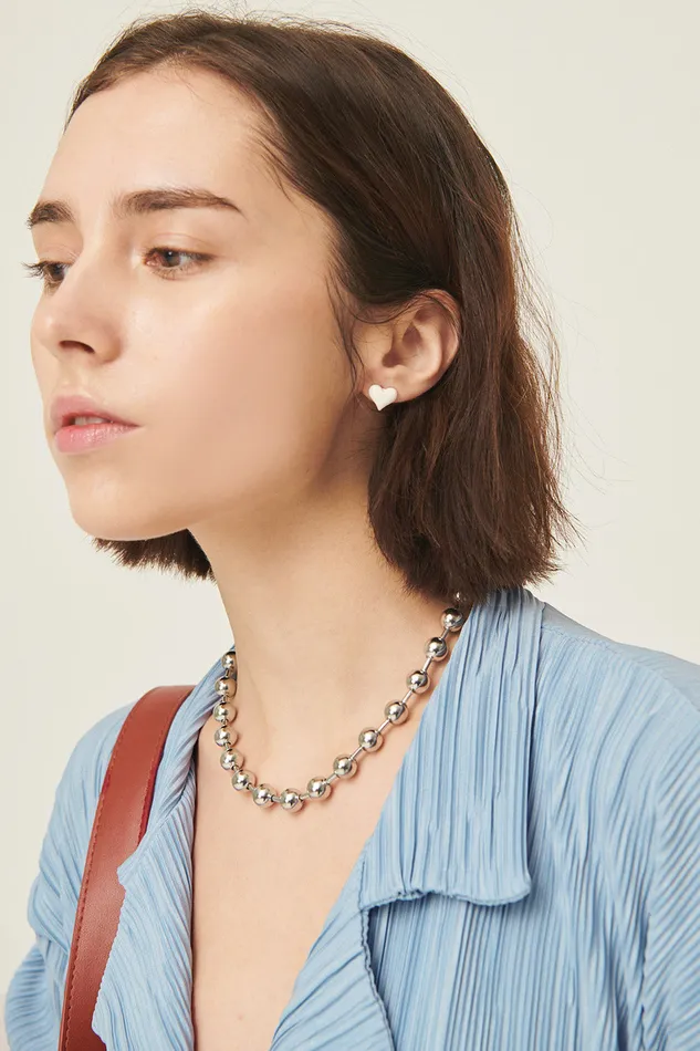 Storets Lorena Bold Ball Chain Necklace Women Jewelry