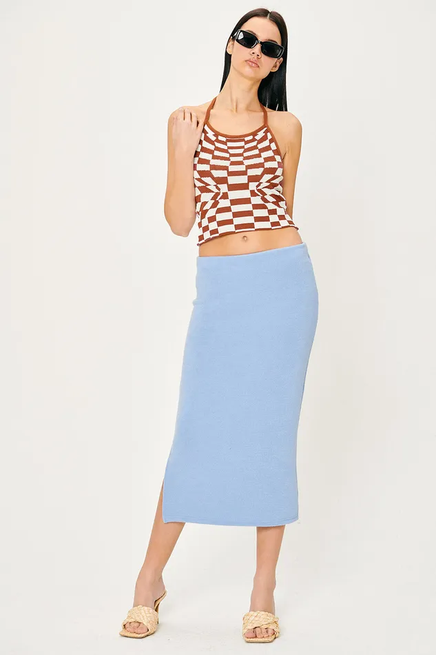 Storets Monet Knitted Midi Skirt Women Skirts