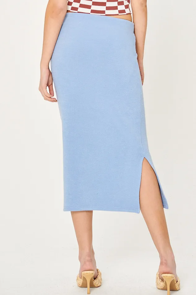 Storets Monet Knitted Midi Skirt Women Skirts