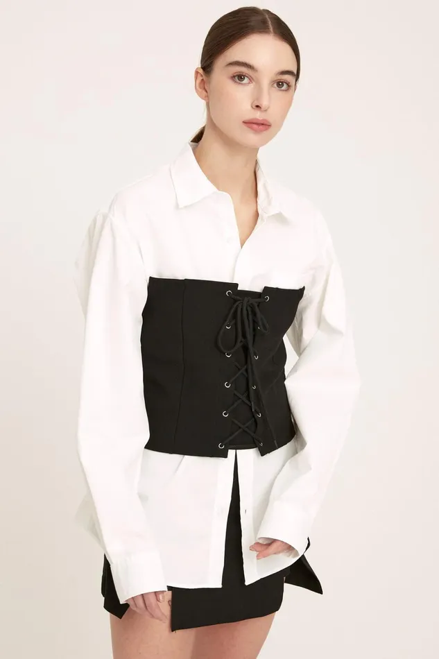 Storets Nadia Laceup Top Women Tops
