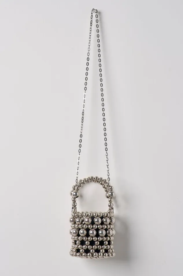 Storets Petite Faux Pearl Purse Women Bags