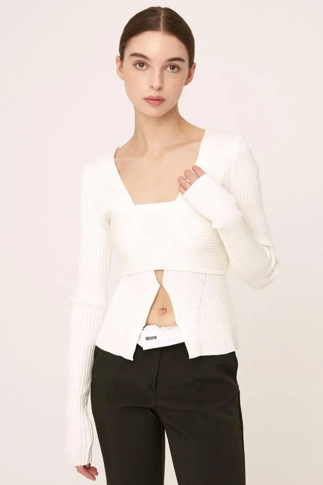 Storets Raleigh Bandeau Top Cardi Set Women Tops