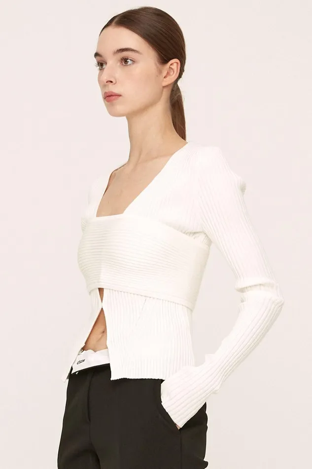 Storets Raleigh Bandeau Top Cardi Set Women Tops Storets Raleigh Bandeau Top Cardi Set Women Tops
