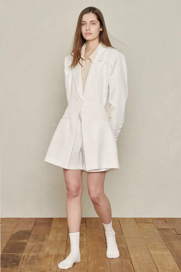Storets Recycled Poly CutOut Blazer Women Blazer