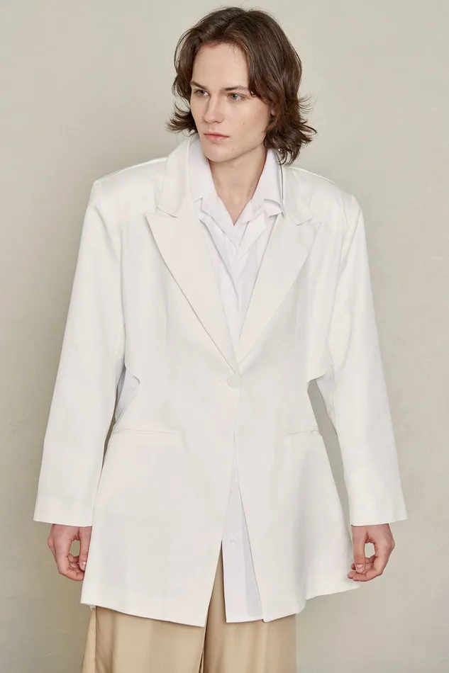 Storets Recycled Poly CutOut Blazer Women Blazer