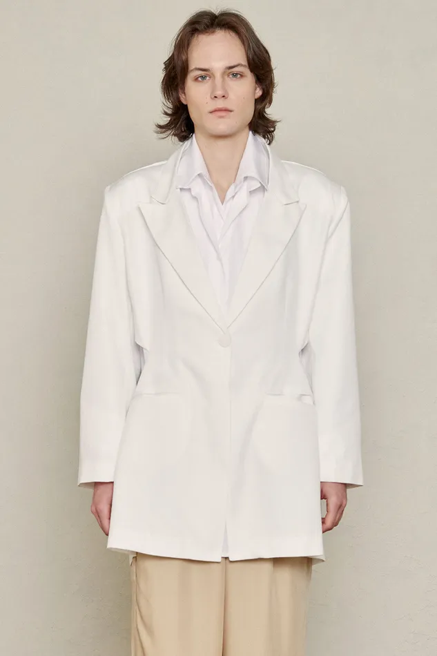 Storets Recycled Poly CutOut Blazer Women Blazer
