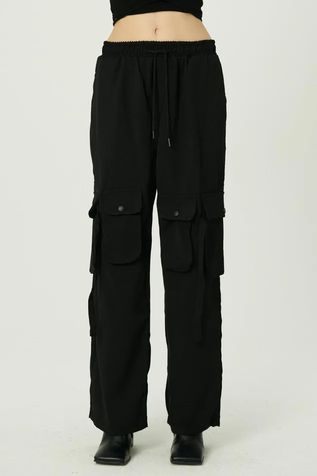 Storets Sandra Drawstring Utility Cargo Pants Women Trousers Storets Sandra Drawstring Utility Cargo Pants Women Trousers