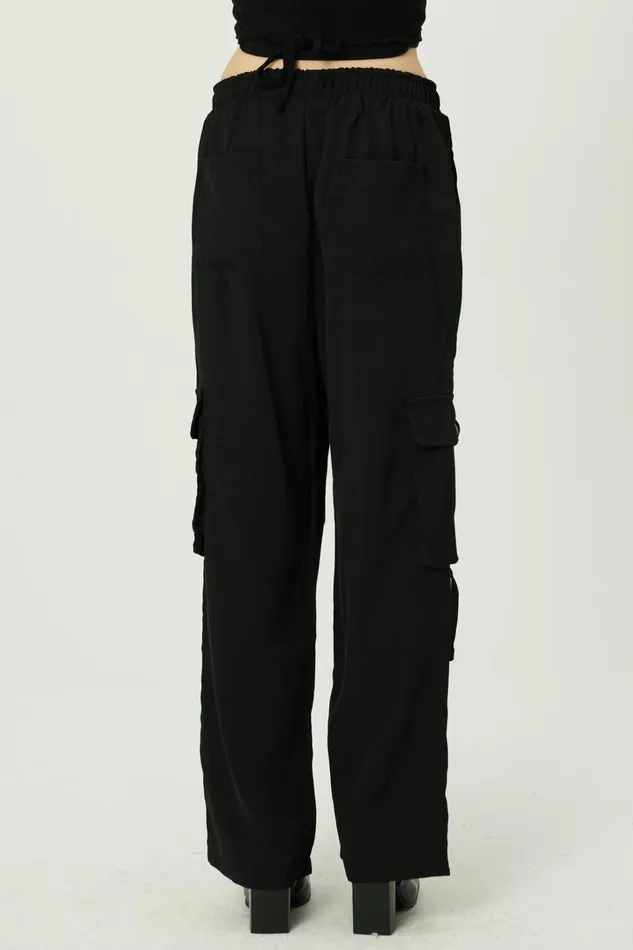 Storets Sandra Drawstring Utility Cargo Pants Women Trousers Storets Sandra Drawstring Utility Cargo Pants Women Trousers