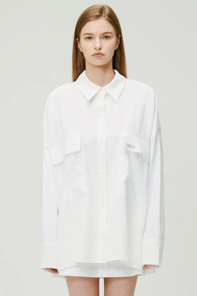 Storets Sandra Oversized Safari Shirt Women Shirts and Blouses