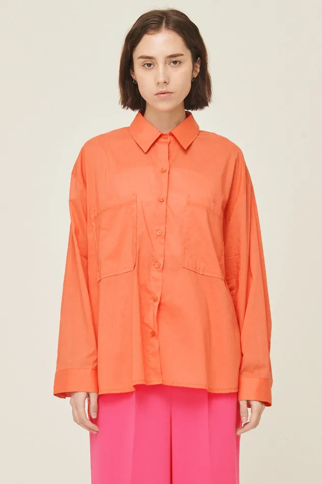 Storets Sophia Relaxed Fit Cotton Shirt Women Shirts and Blouses