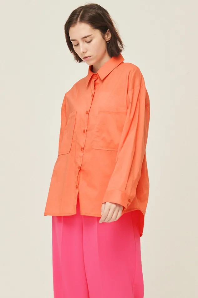 Storets Sophia Relaxed Fit Cotton Shirt Women Shirts and Blouses