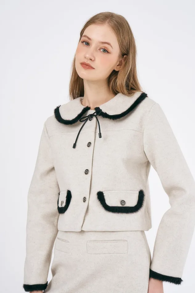 Storets Sophie Jacket and Skirt Set Women Jackets and Coats