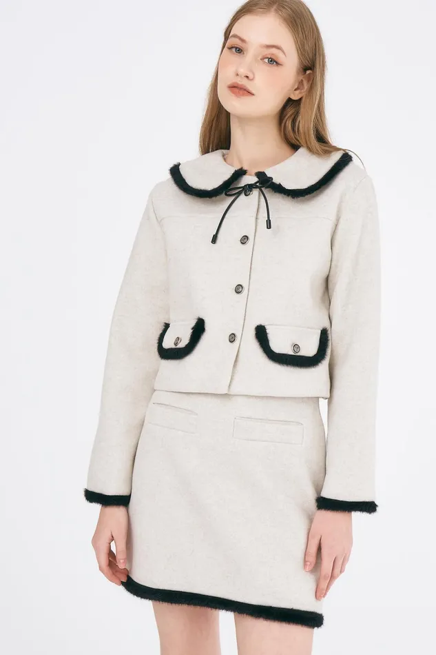 Storets Sophie Jacket and Skirt Set Women Jackets and Coats