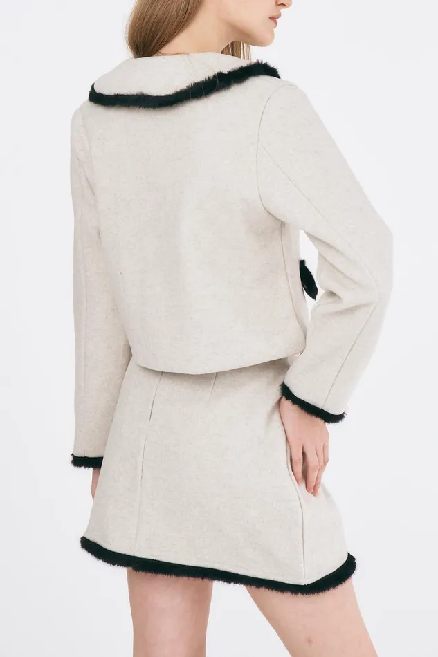 Storets Sophie Jacket and Skirt Set Women Jackets and Coats