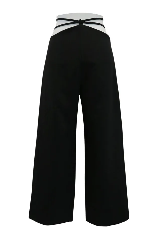 Storets Thea Wide Leg String Pants Women Trousers