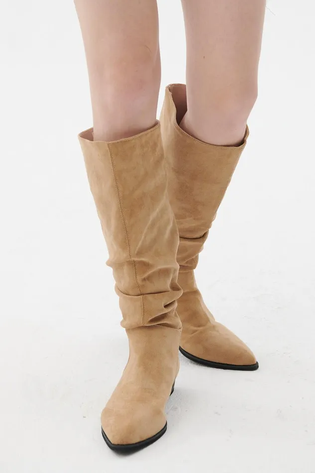 Storets WideLeg Ruched Boots Women Shoes Storets WideLeg Ruched Boots Women Shoes