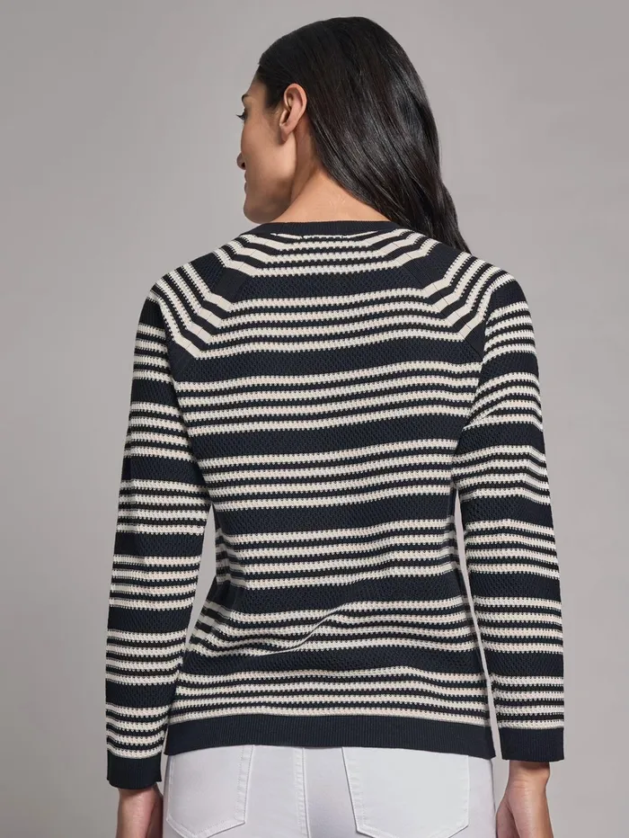 Stripe Crew Neck Raglan Sweater Women Jones New York Sweaters and Cardigans Stripe Crew Neck Raglan Sweater Women Jones New York Sweaters and Cardigans