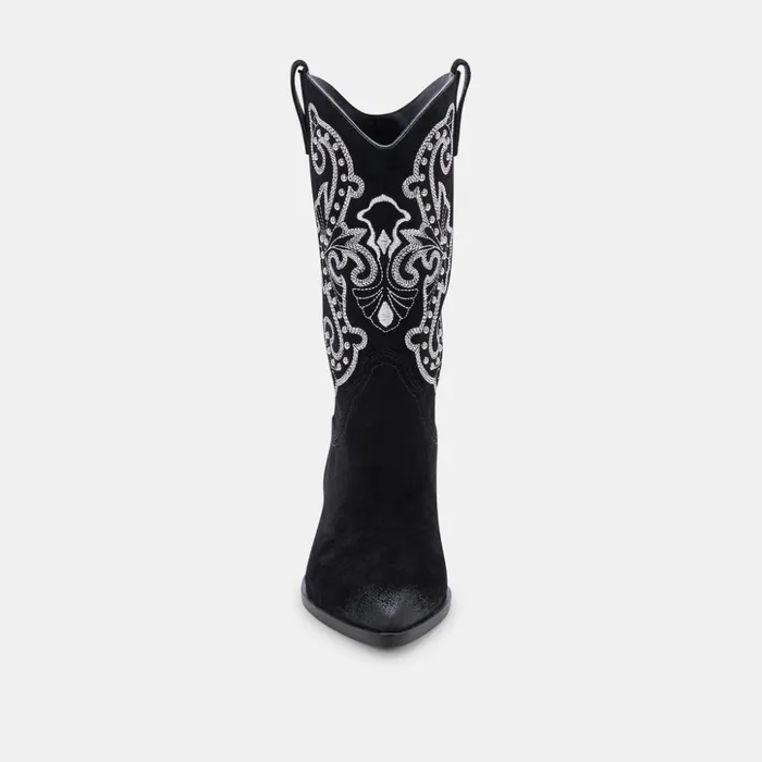 Sula Boots Black Suede Women Dolce Vita Boots and Booties