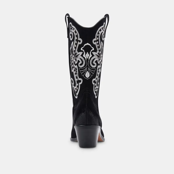 Sula Boots Black Suede Women Dolce Vita Boots and Booties