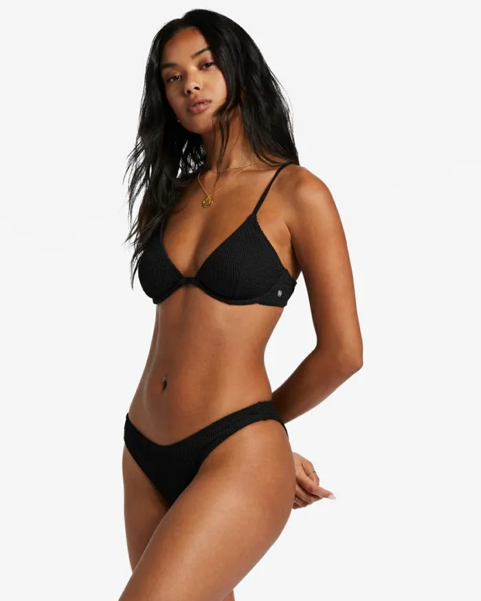 Summer High Hike Bikini Bottoms Black Sands Women Billabong Bikinis