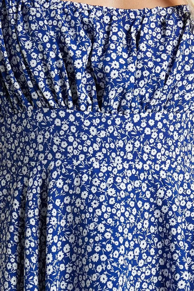 Summer Jam Mini Dress 8211 Strappy Slip Dress In Blue Floral Women Showpo Curve Clothes