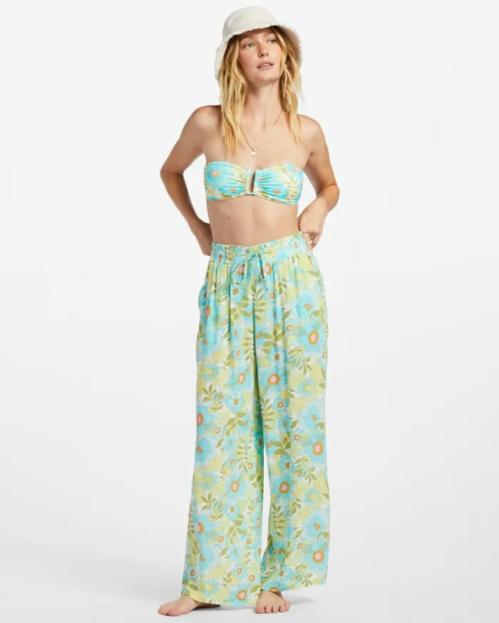 Sun Rays Crinkle Pants Ocean Eyes Women Billabong Pants
