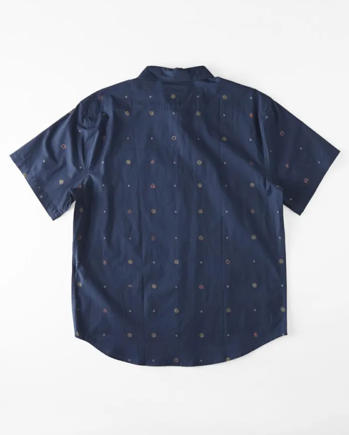 Sundays Mini Short Sleeve Shirt Blue Men Billabong Shirts