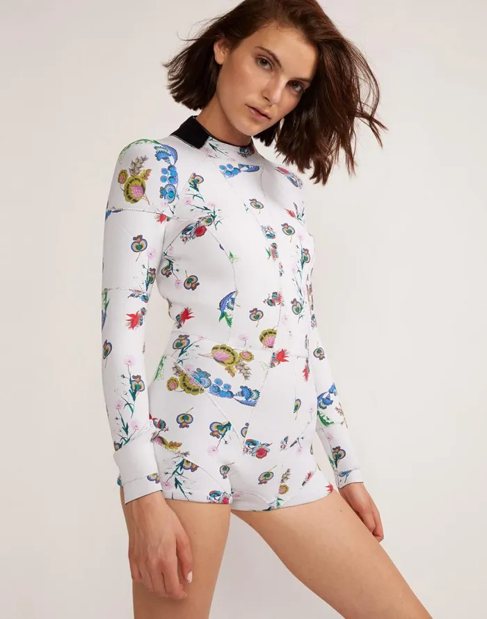 Surf and Swim Women Cynthia Rowley Garden Floral High Tide Wetsuit