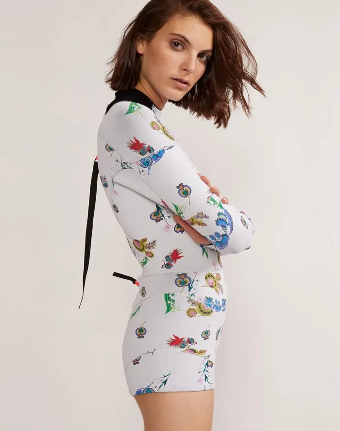 Surf and Swim Women Cynthia Rowley Garden Floral High Tide Wetsuit