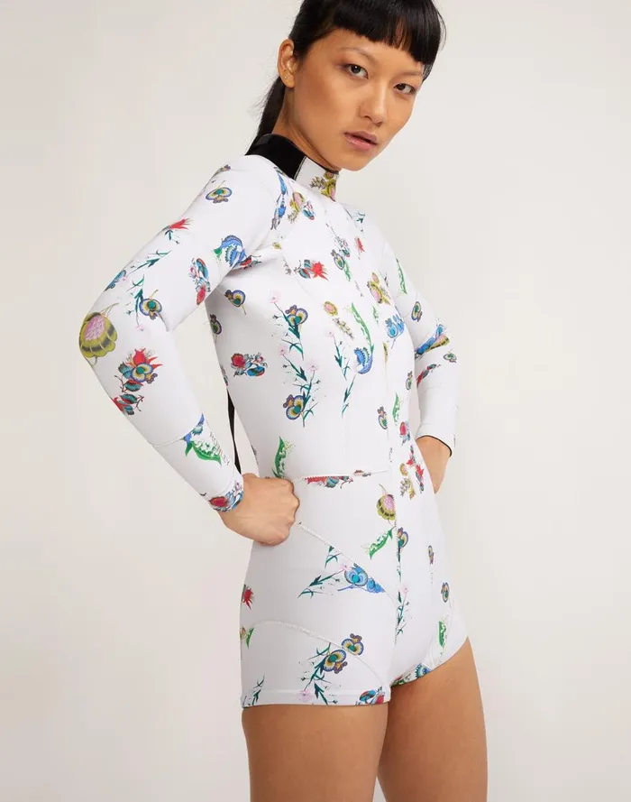 Surf and Swim Women Cynthia Rowley Garden Floral High Tide Wetsuit