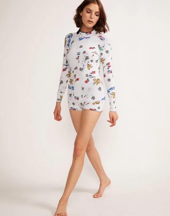 Surf and Swim Women Cynthia Rowley Garden Floral High Tide Wetsuit