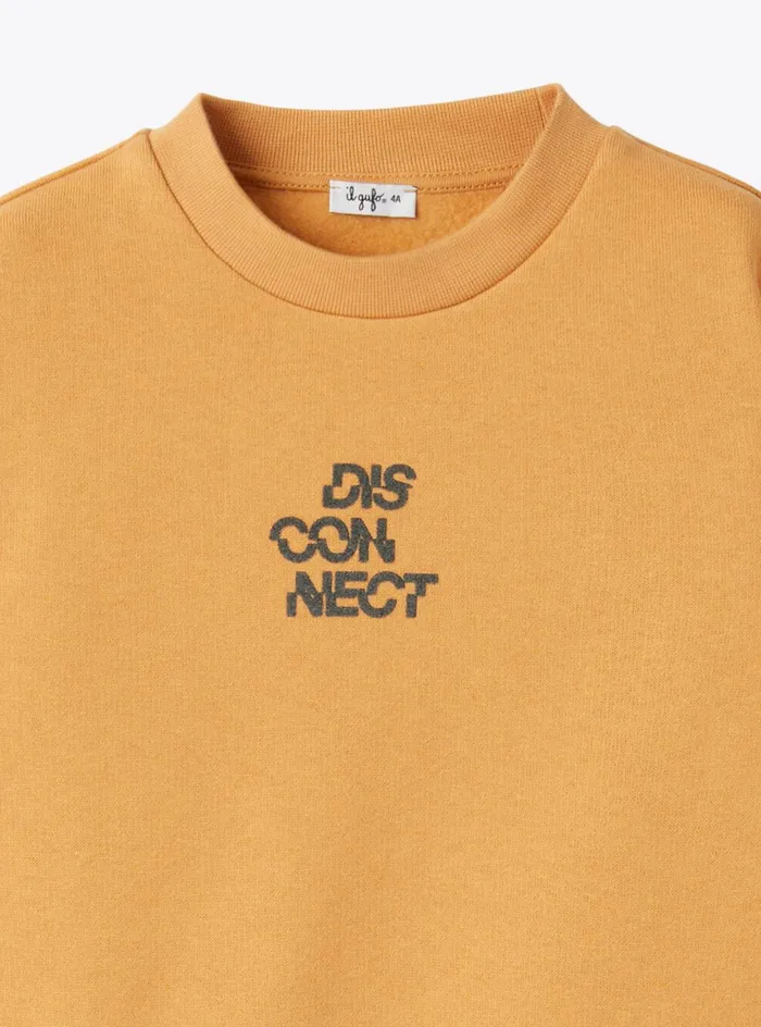 Sweatshirts Boy 216 Il Gufo Crew Neck Cotton Sweatshirt