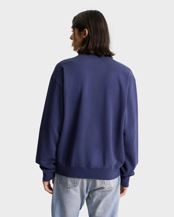 Sweatshirts Men Sporty and Rich California Crewneck 8211 NavyGold