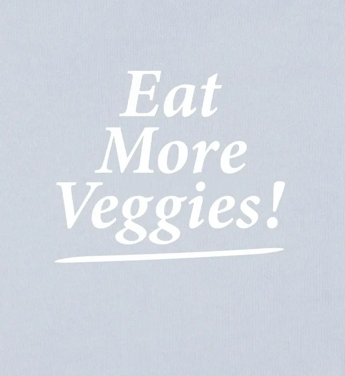 Sweatshirts Men Sporty and Rich Eat More Veggies Hoodie 8211 Baby BlueWhite