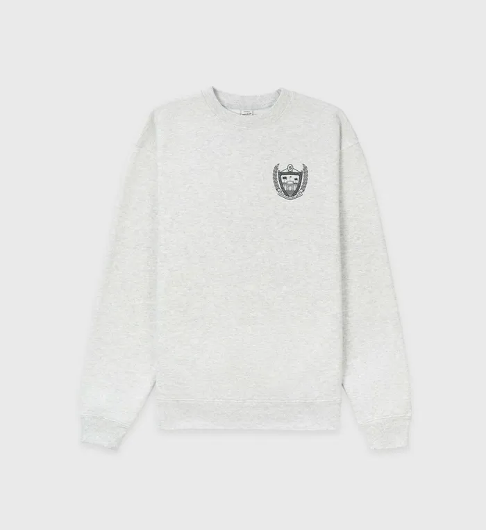 Sweatshirts Women Sporty and Rich Beverly Hills Crewneck 8211 Heather Gray