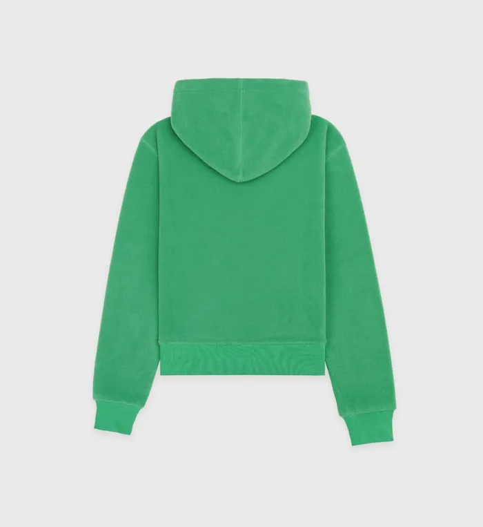 Sweatshirts Women Sporty and Rich Hooded Polar Sweatshirt 8211 Kelly Sweatshirts Women Sporty and Rich Hooded Polar Sweatshirt 8211 Kelly
