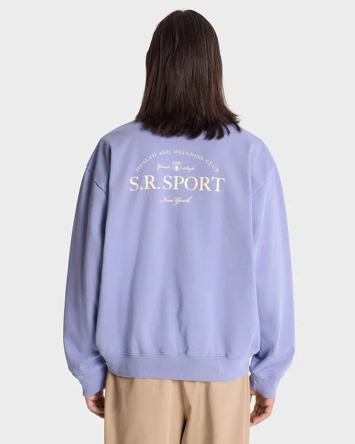 Sweatshirts Women Sporty and Rich Wimbledon Crewneck 8211 ColonyCream