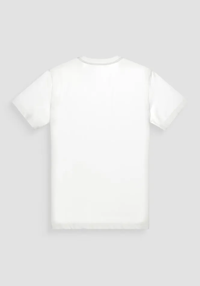 TShirts And Polo Men Antony Morato Regular Fit TShirt In Cotton Jersey With Print Cream
