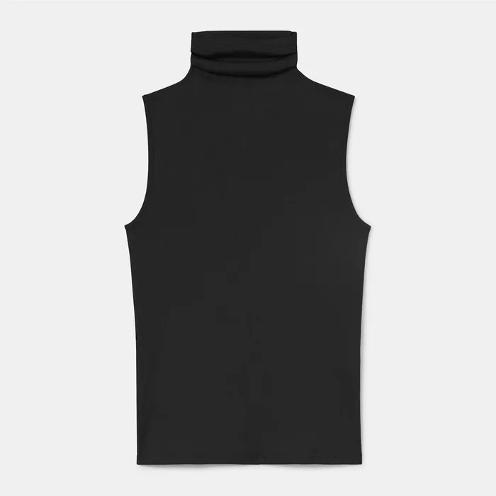 TShirts Women The Jett Tank 8211 Organic Ribbed Pima Cotton Black M M LaFleur