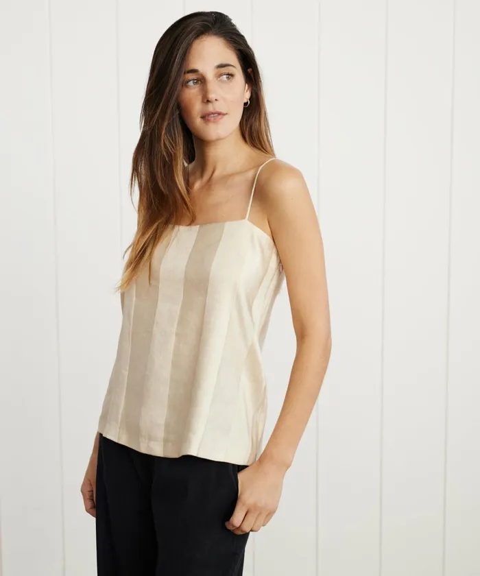 Tees and Tanks Women Jenni Kayne Margot Cami Cream