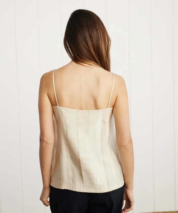 Tees and Tanks Women Jenni Kayne Margot Cami Cream