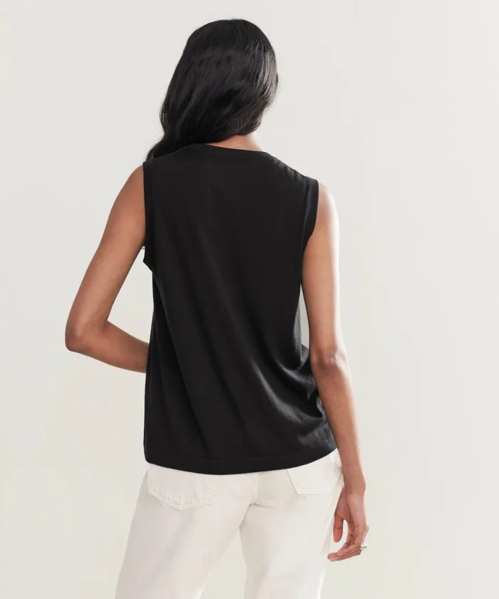 Tees and Tanks Women Jenni Kayne Merino Tank Black
