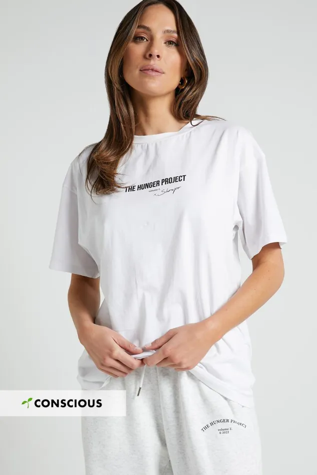 The Hunger Project X Showpo 8211 THP Tee In White Women Showpo Activewear
