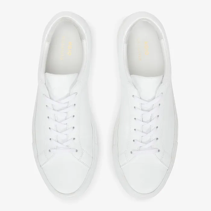 The MMLaFleur x Koio Capri LowTop Sneakers 8211 Leather White Shoes M M LaFleur Women