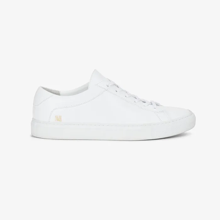 The MMLaFleur x Koio Capri LowTop Sneakers 8211 Leather White Shoes M M LaFleur Women