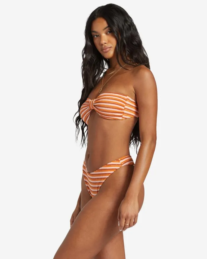 Tides Terry Betty Bandeau Bikini Top Multi Women Billabong Bikinis